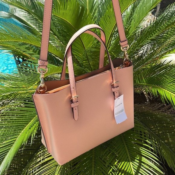 Coach c4084 Mollie Tote 25 Faded Blush - Picture 3 of 16